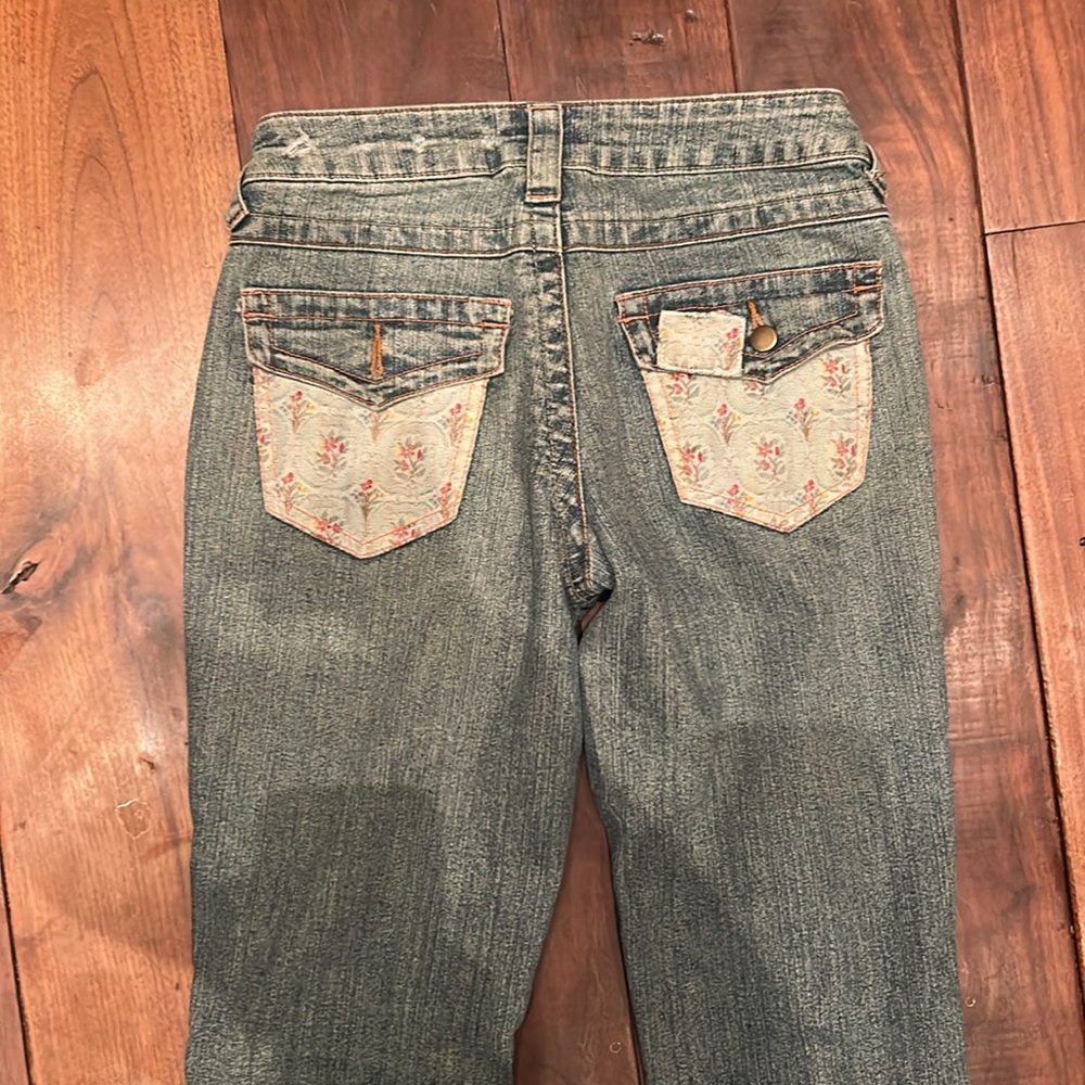 Cache Patchwork, Slightly Flared Jeans - image 3